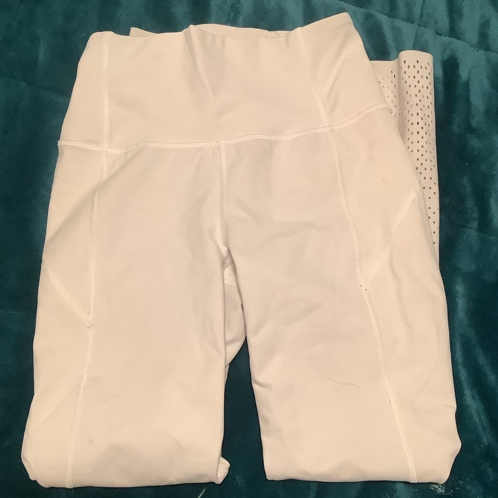 White LuLu Lemon Leggings